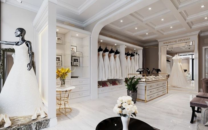 Thiết kế studio áo cưới nhỏ: Giải pháp tối ưu không gian và chi phí