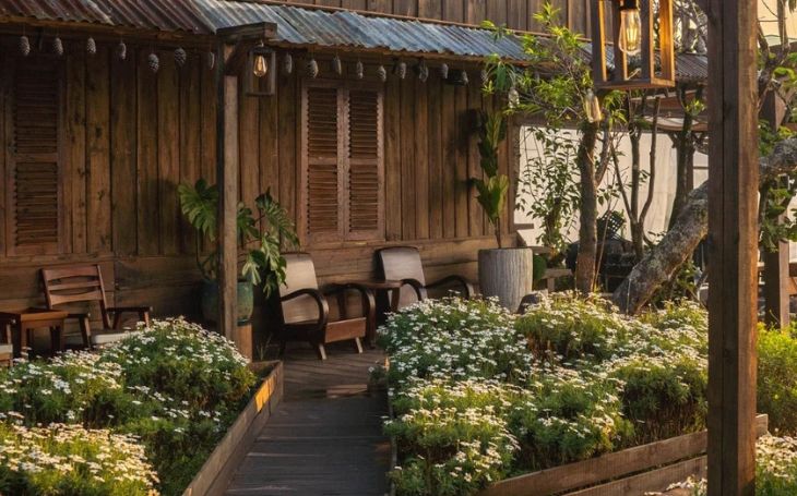 Bố trí không gian quán cafe sân vườn sao cho khoa học, hợp phong thuỷ